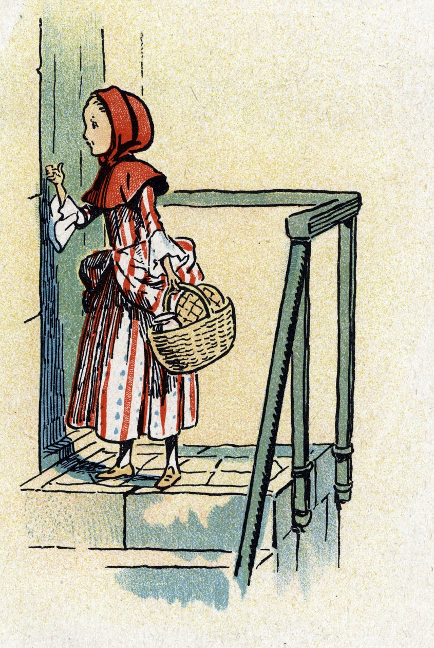 Little Red Riding Hood from the fairy tales by Charles Perrault by Raymond de la Neziere