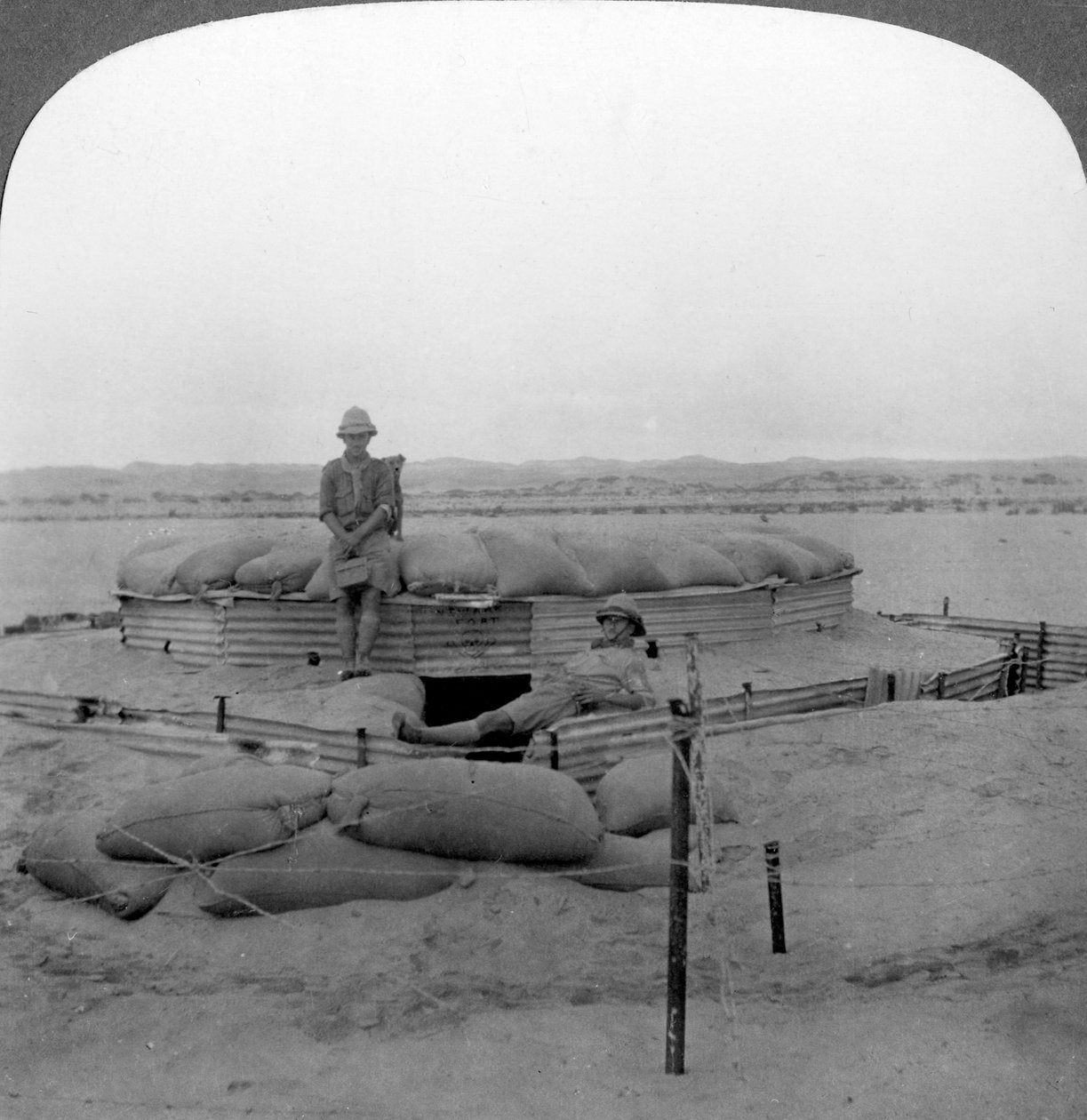 A unique sand blockhouse, South-West Africa, World War I by Realistic Travels Publishers