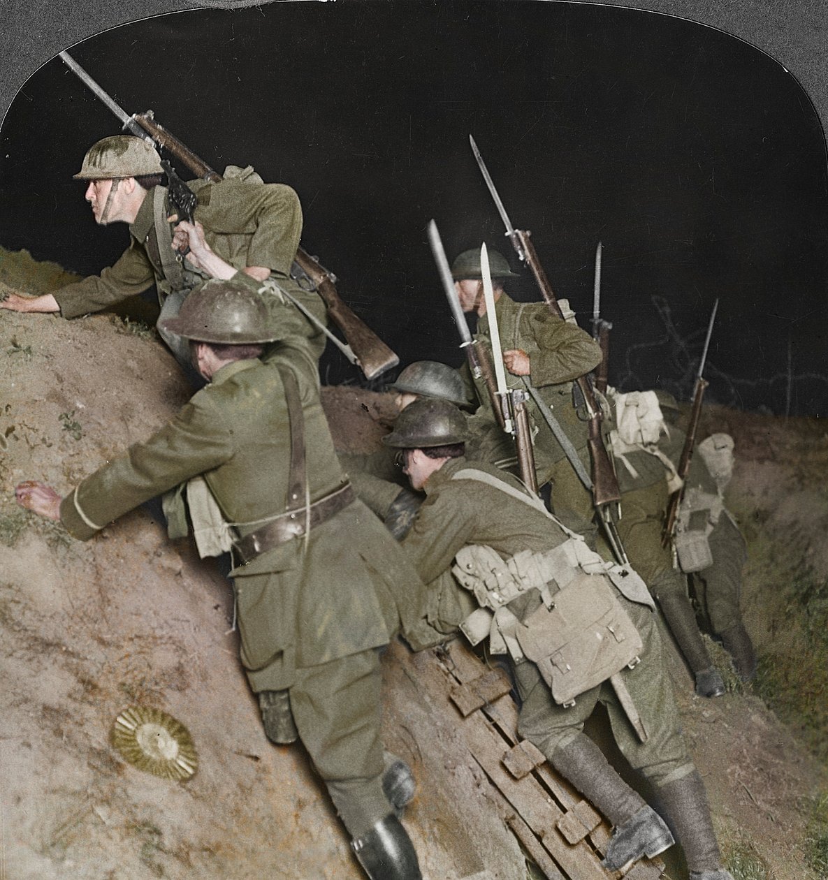 Fighting Through the Night at Mory, France, World War I by Realistic Travels Publishers