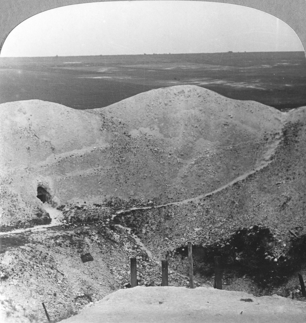 Mine Crater at La Boiselle, the Somme, France, World War I by Realistic Travels Publishers