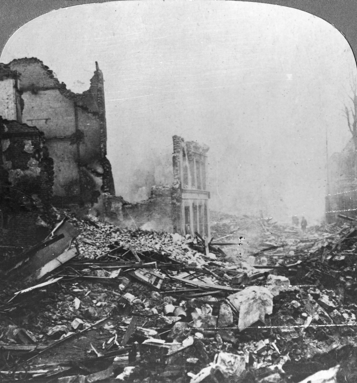 Ruins of Bethune, France, World War I by Realistic Travels Publishers