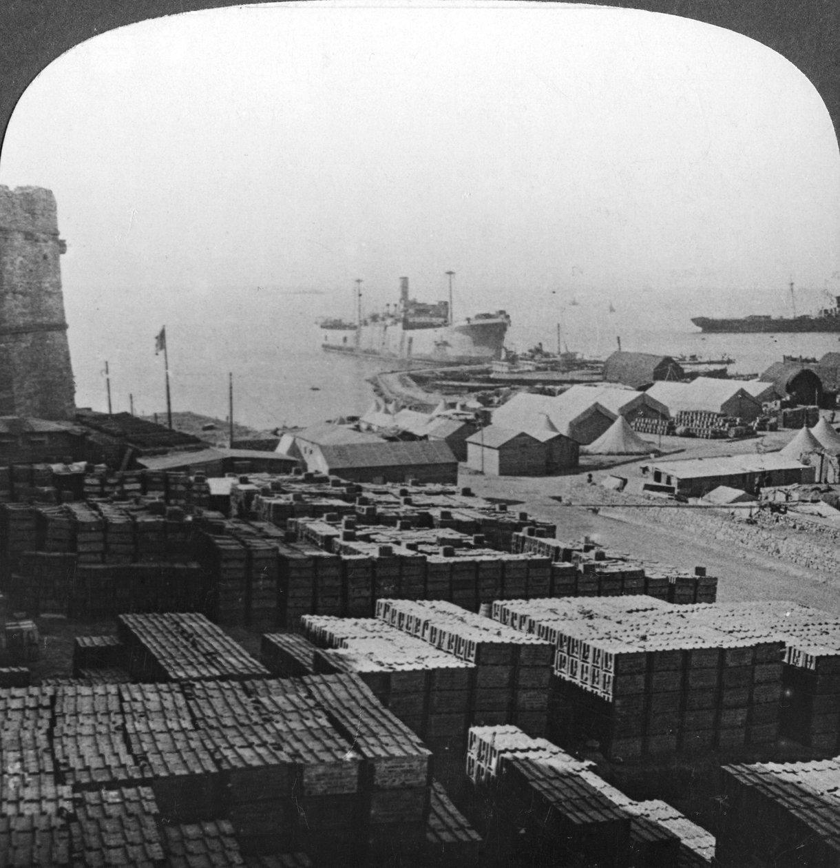 Stores at Sedd el Bahr, Gallipoli, Turkey, World War I by Realistic Travels Publishers