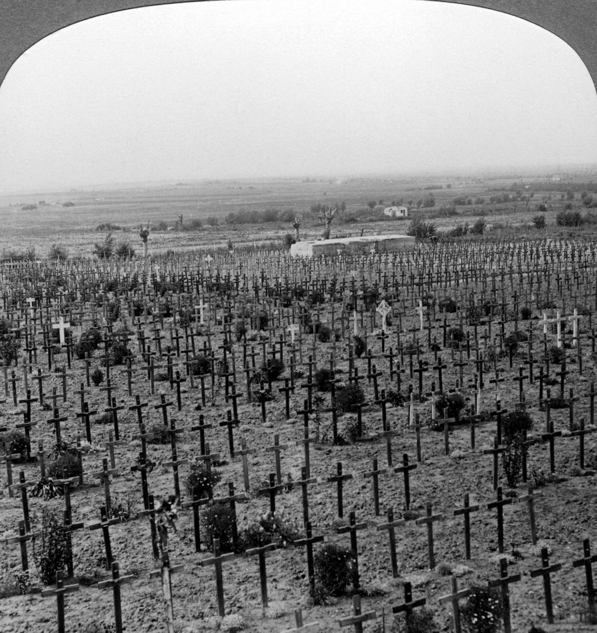Tyne Cot Cemetery, Passchendaele Ridge, Belgium, World War I, c1918-1919 by Realistic Travels Publishers
