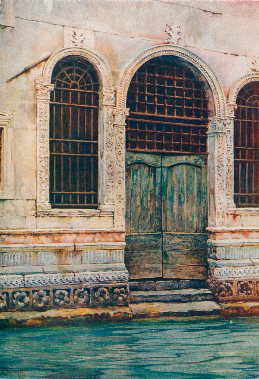 A Renaissance Doorway, Venice by Reginald Barratt