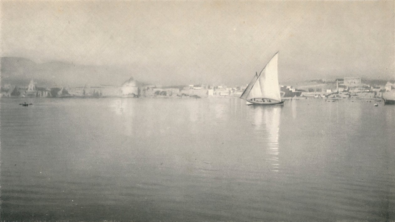 In the Harbour, Palma, Majorca, c1927 by Reginald Belfield