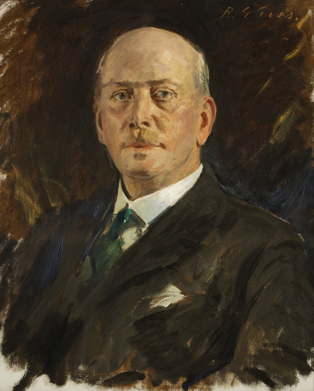 W.J. Warley, Esq., Senior Assistant Official Receiver of Bristol by Reginald Grenville Eves