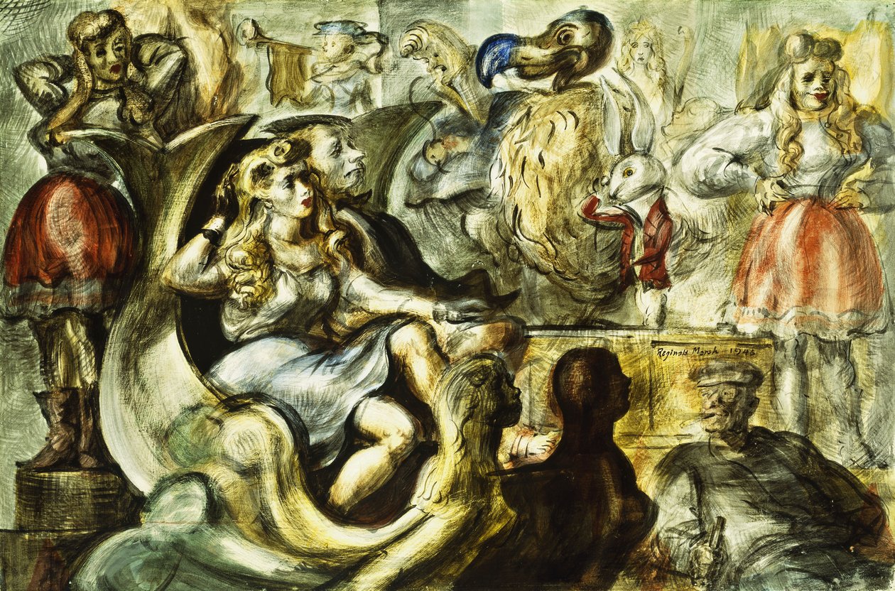 Alice in Wonderland by Reginald Marsh