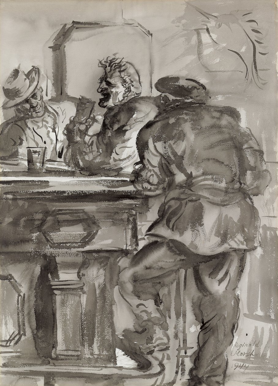 Bar Philosopher by Reginald Marsh