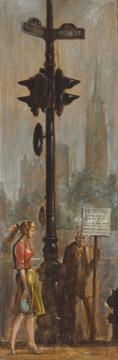 Broadway and 14th Street by Reginald Marsh