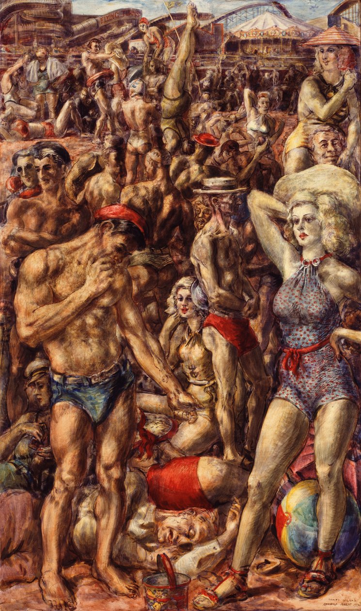 Coney Island by Reginald Marsh