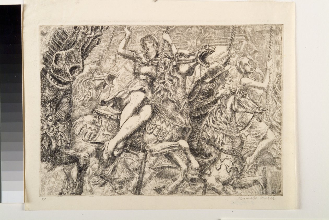 Merry-Go-Round by Reginald Marsh