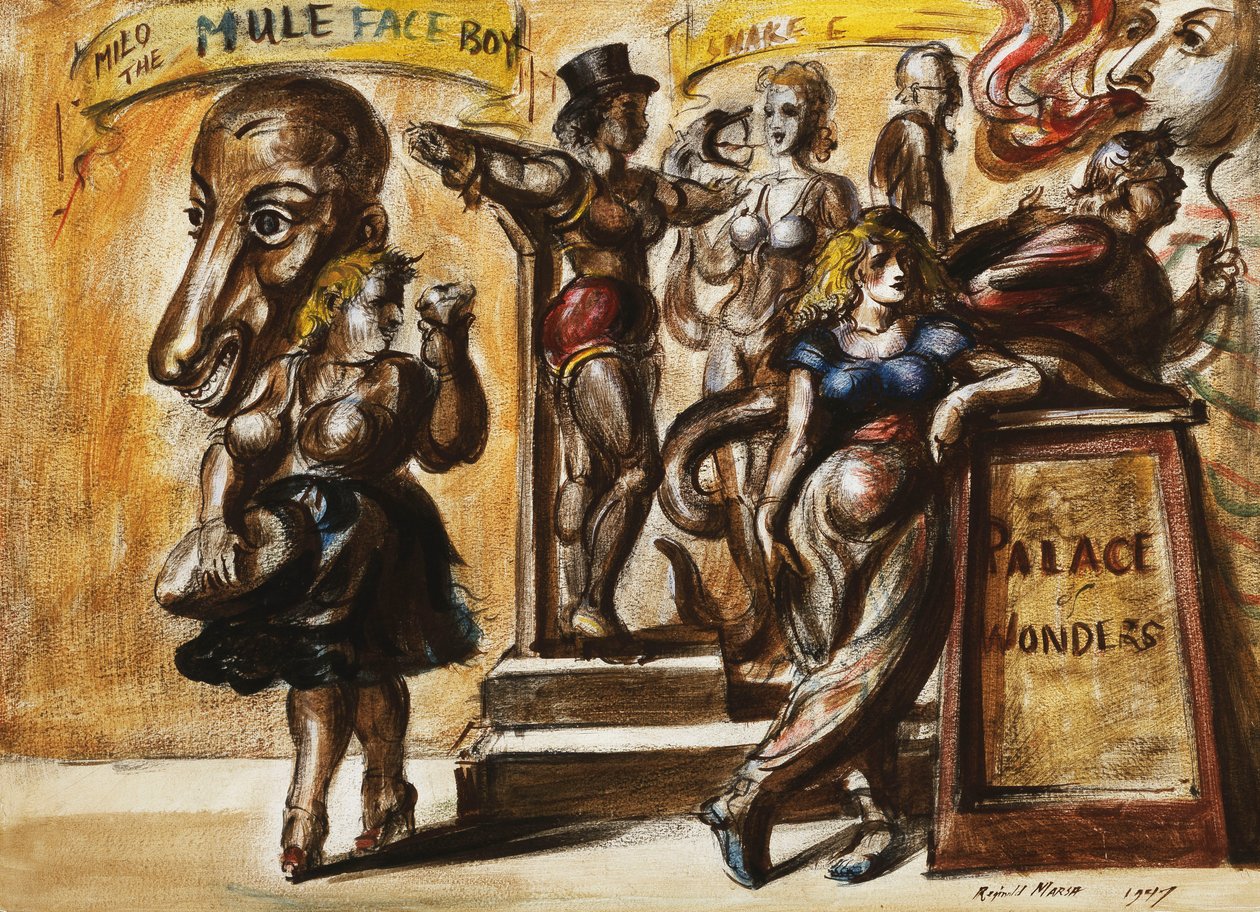 Palace of Wonders by Reginald Marsh