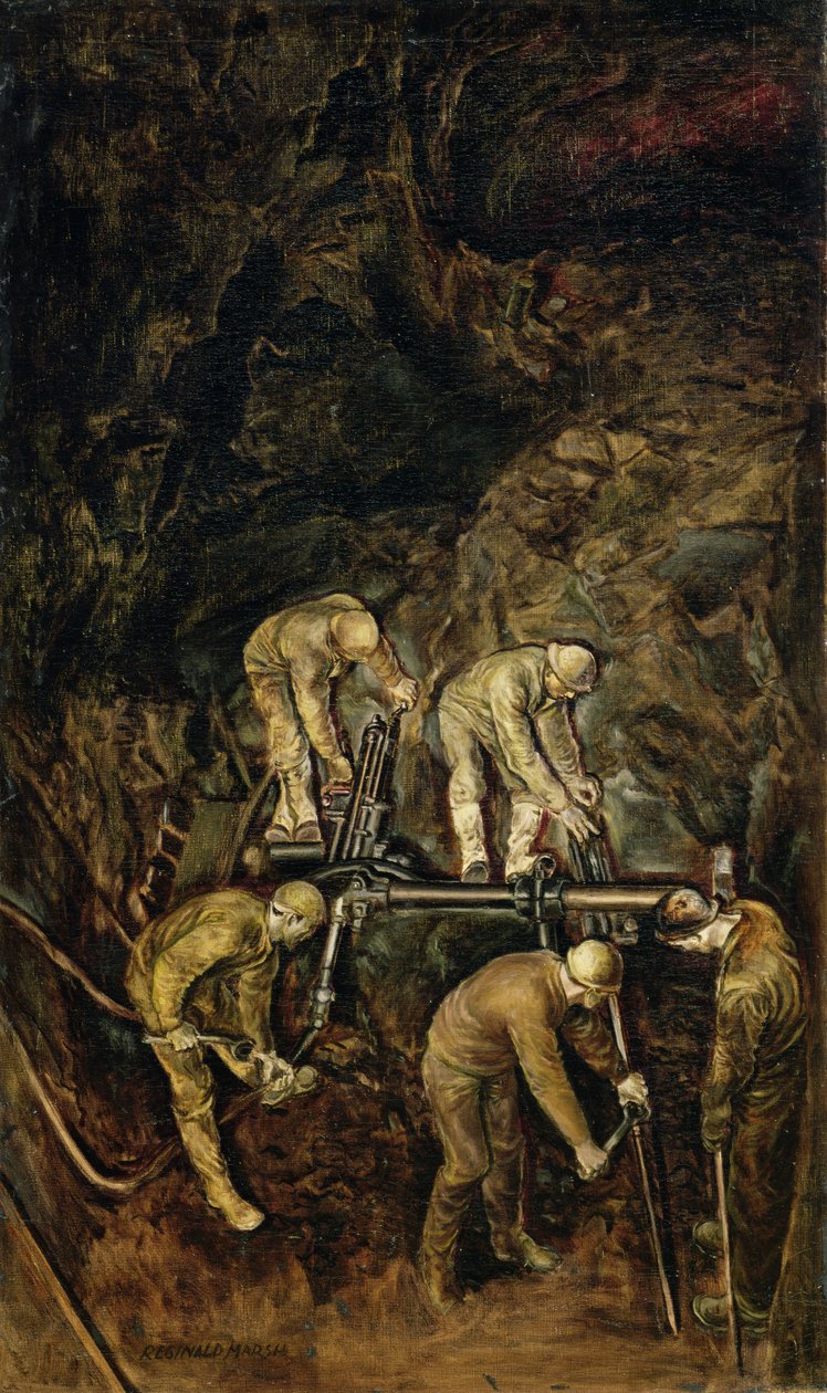 Sand Hogs by Reginald Marsh