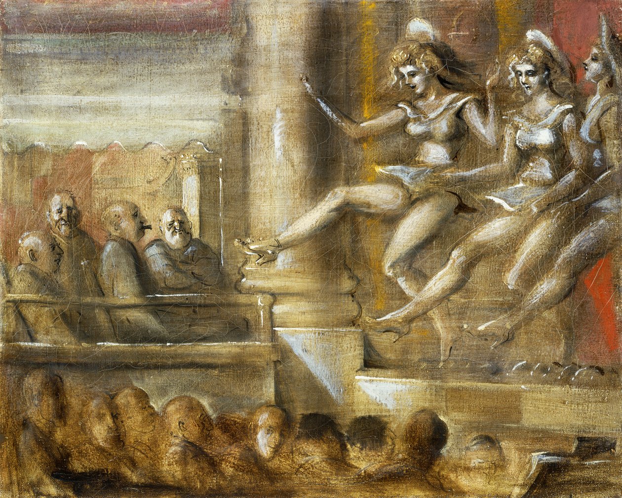 Three Chorus Girls by Reginald Marsh