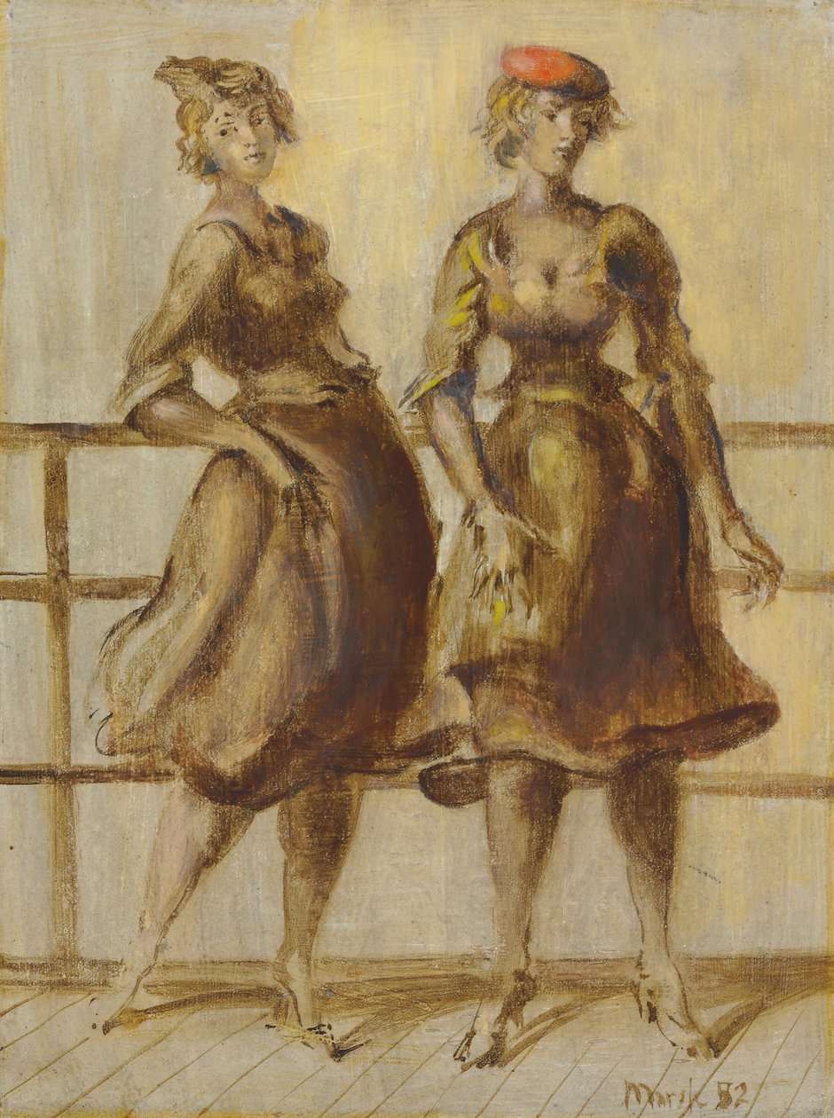 Two Women by Reginald Marsh