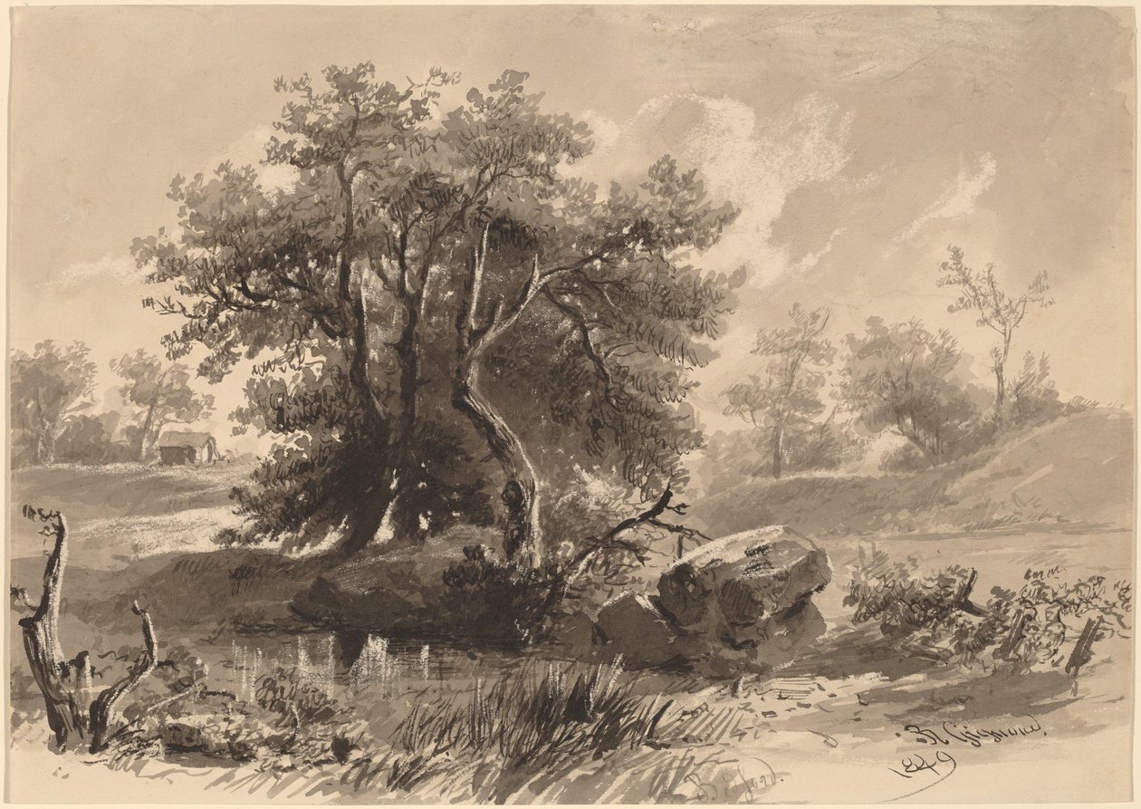 The Trees, Bedford, New York by Regis Francois Gignoux