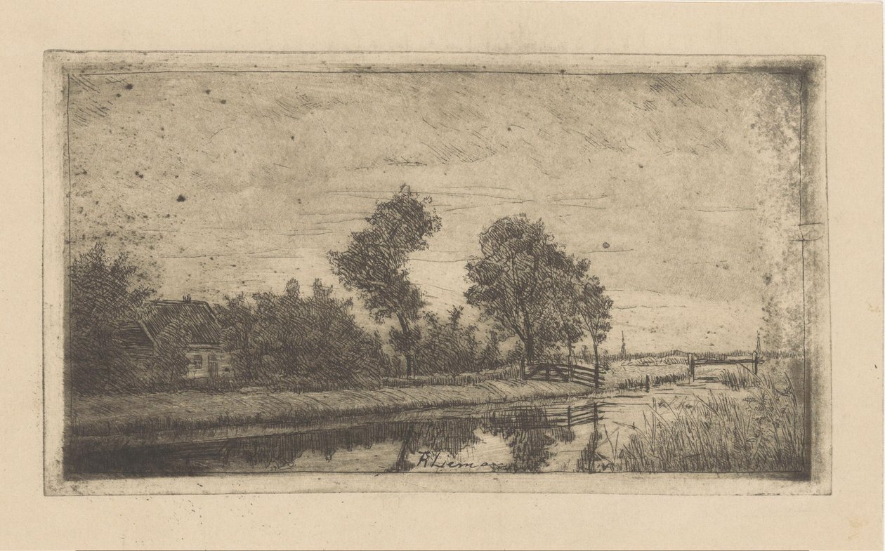 River Landscape by Reijer Lieman