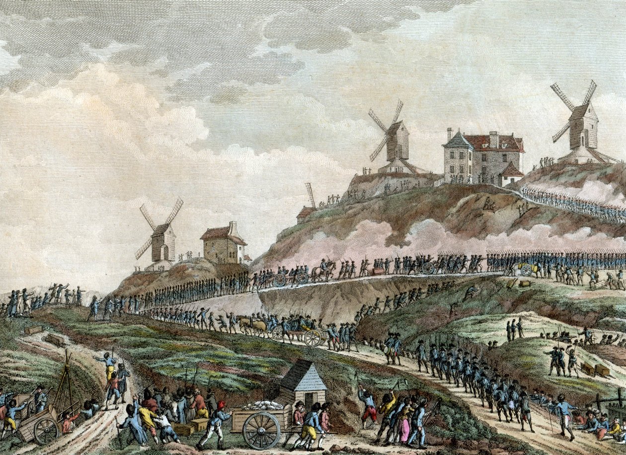 Cannons Brought to Montmartre by Reiner Vinkeles