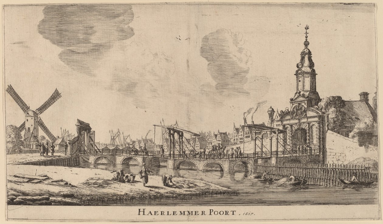Haarlem Gate by Reinier Nooms, called Zeeman