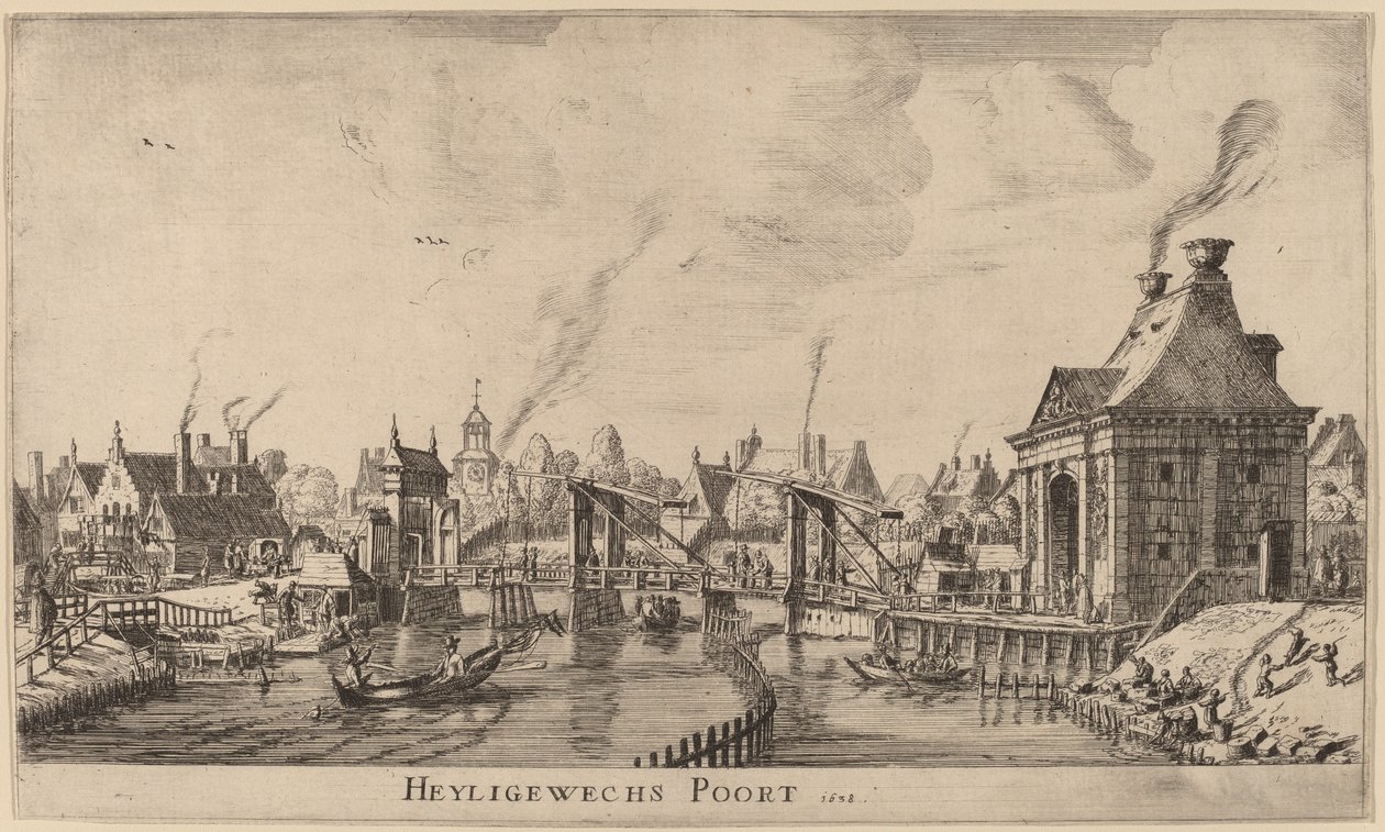Heyligeweg Gate by Reinier Nooms, called Zeeman