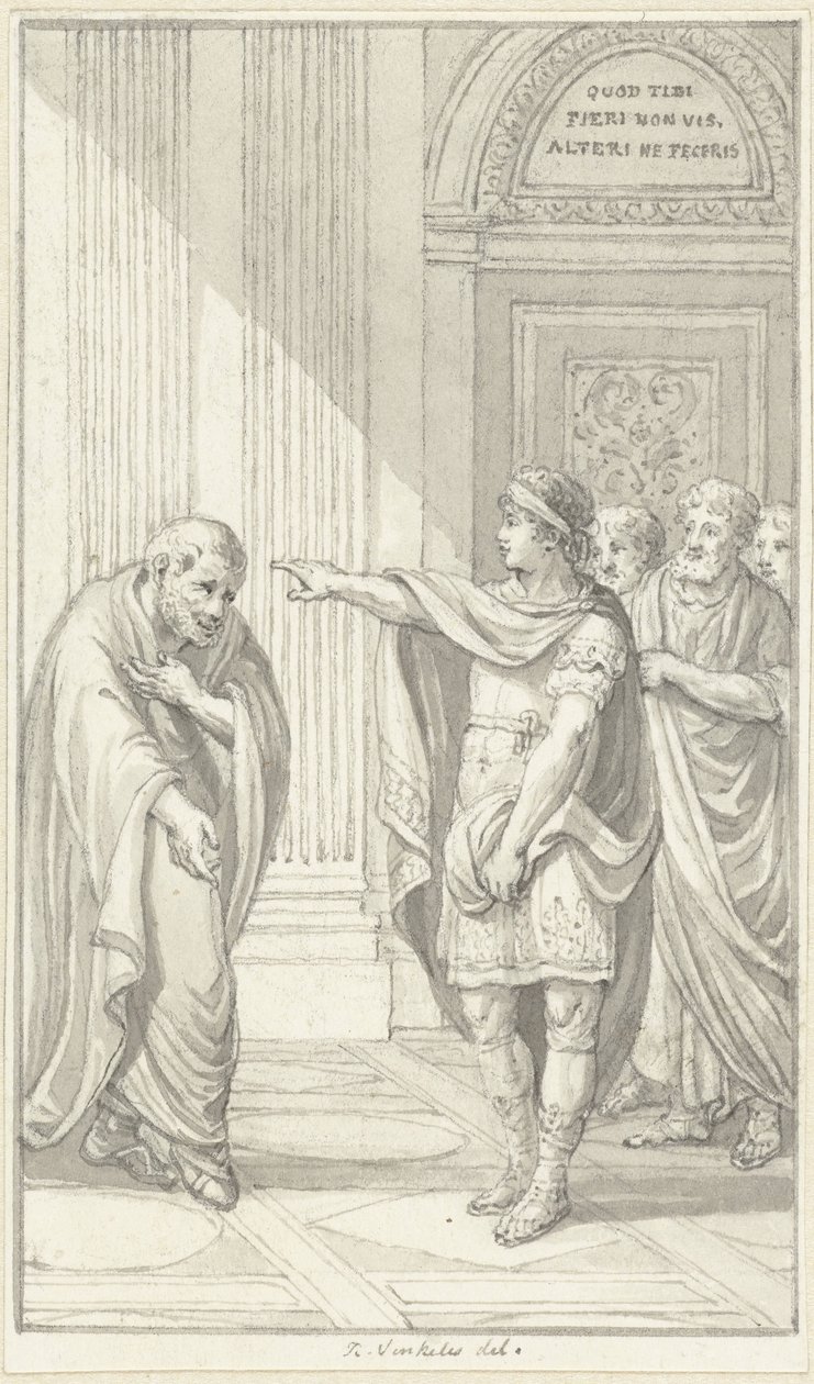 Alexander Severus and Arabinus by Reinier Vinkeles (I)