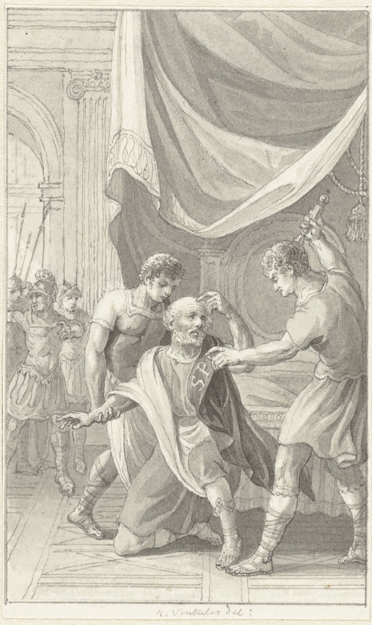 The Eighty-Year-Old Gordianus Forced to the Emperorship by Reinier Vinkeles (I)