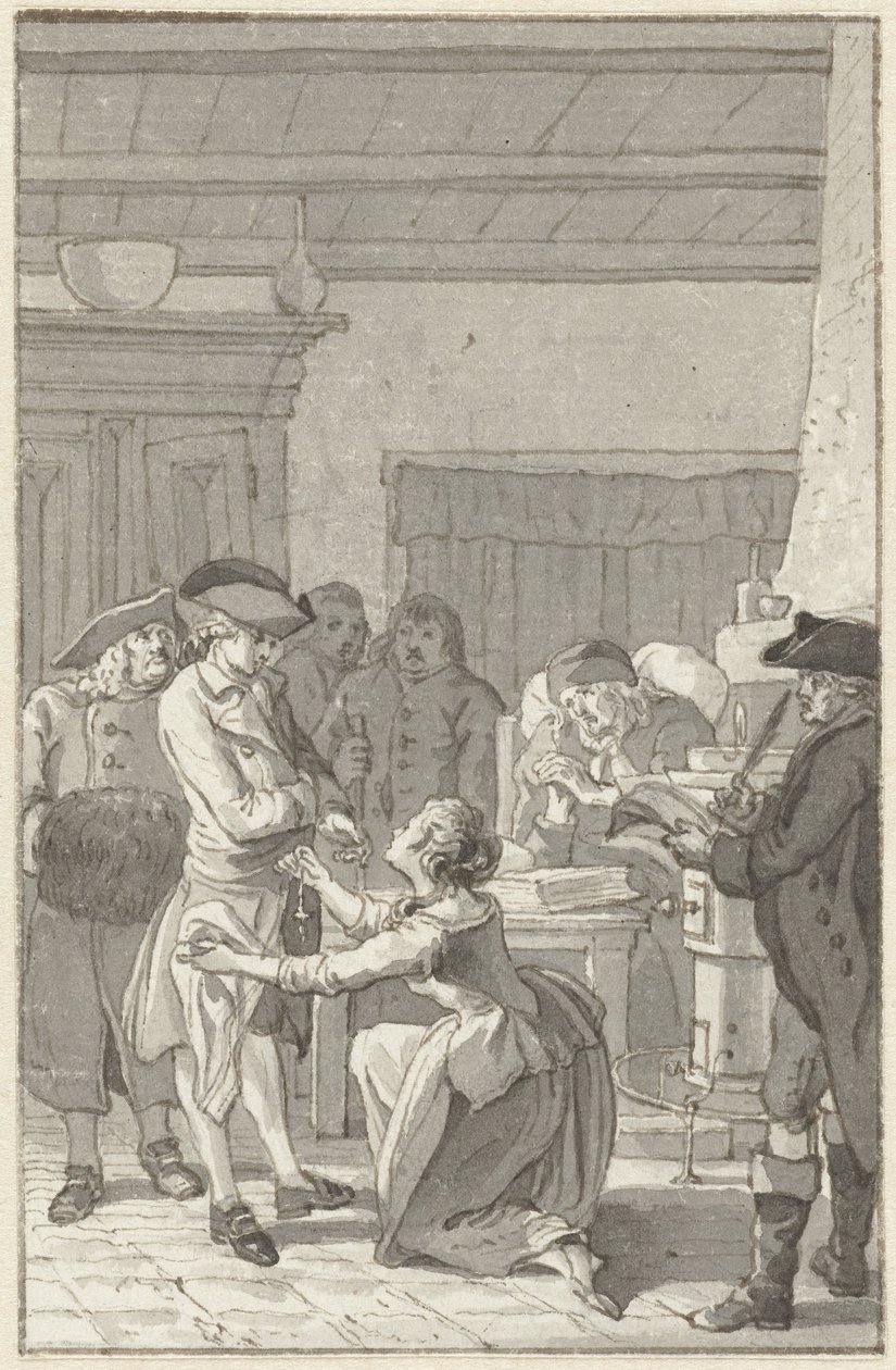Illustration for the Novel Gustav Lindau by Reinier Vinkeles (I)