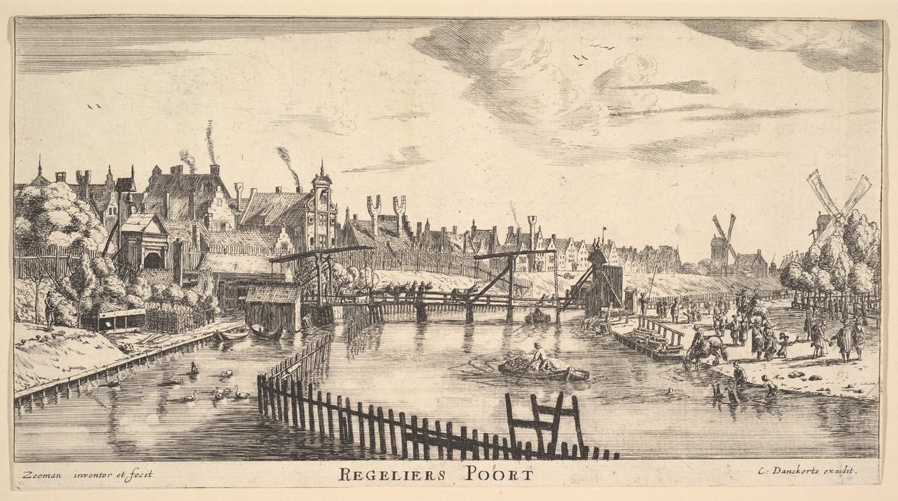 Regeliers Gate, mid-17th century by Reinier Zeeman