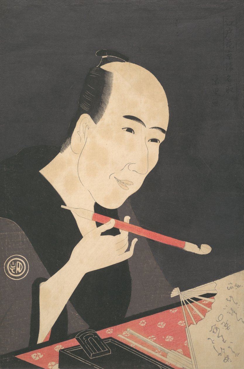 The Writer Santo Kyoden a.k.a. Kitao Masanobu, ca. 1795 by Rekisentei Eiri