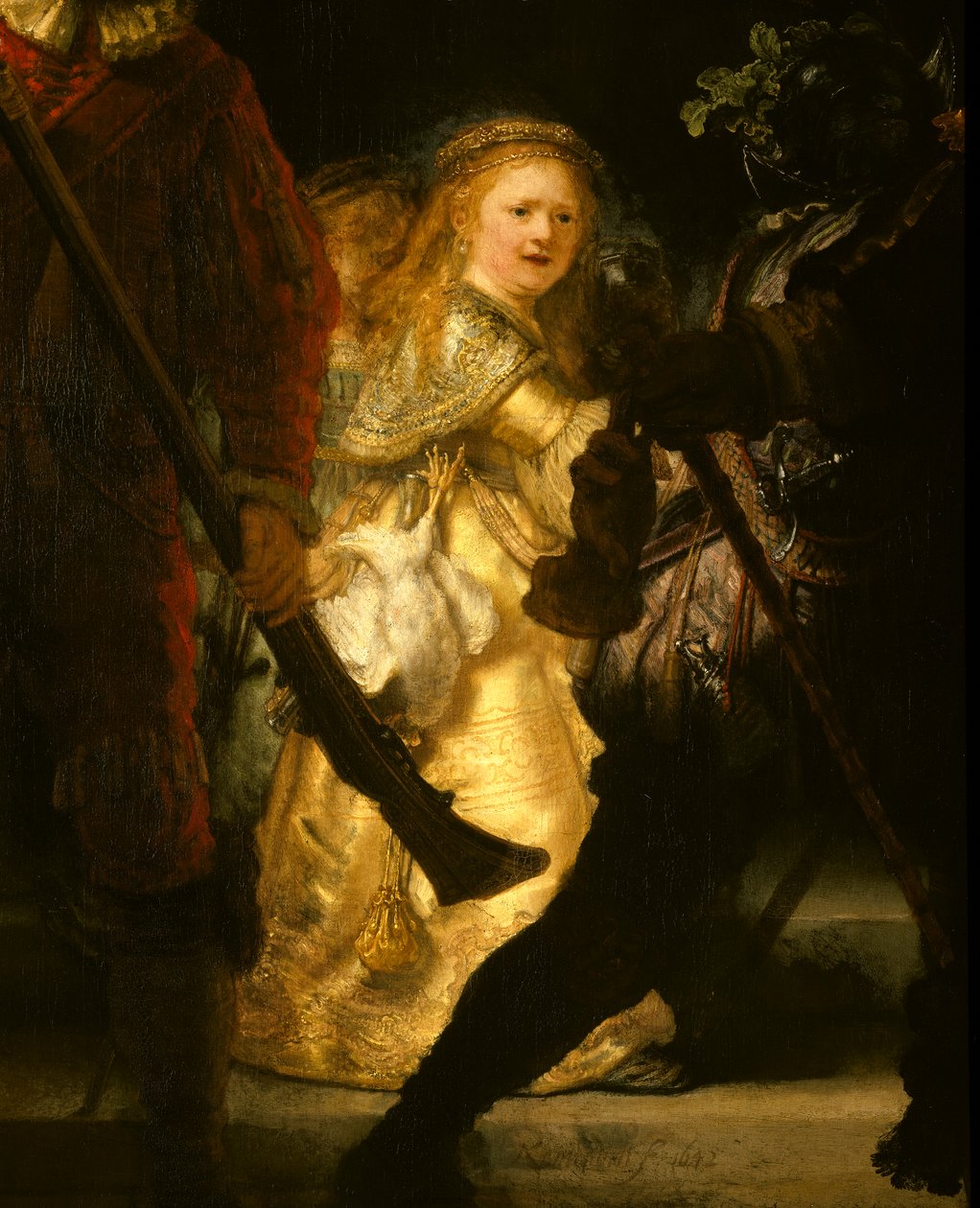 The Company of Frans Banning Cocq and Willem van Ruytenburch by Rembrandt van Rijn