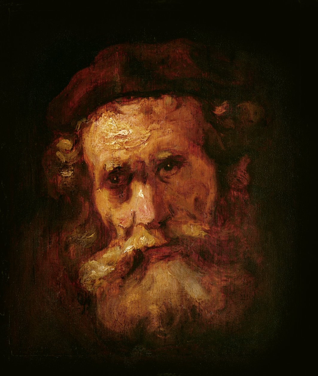 A Rabbi by Rembrandt van Rijn: Premium art reproduction
