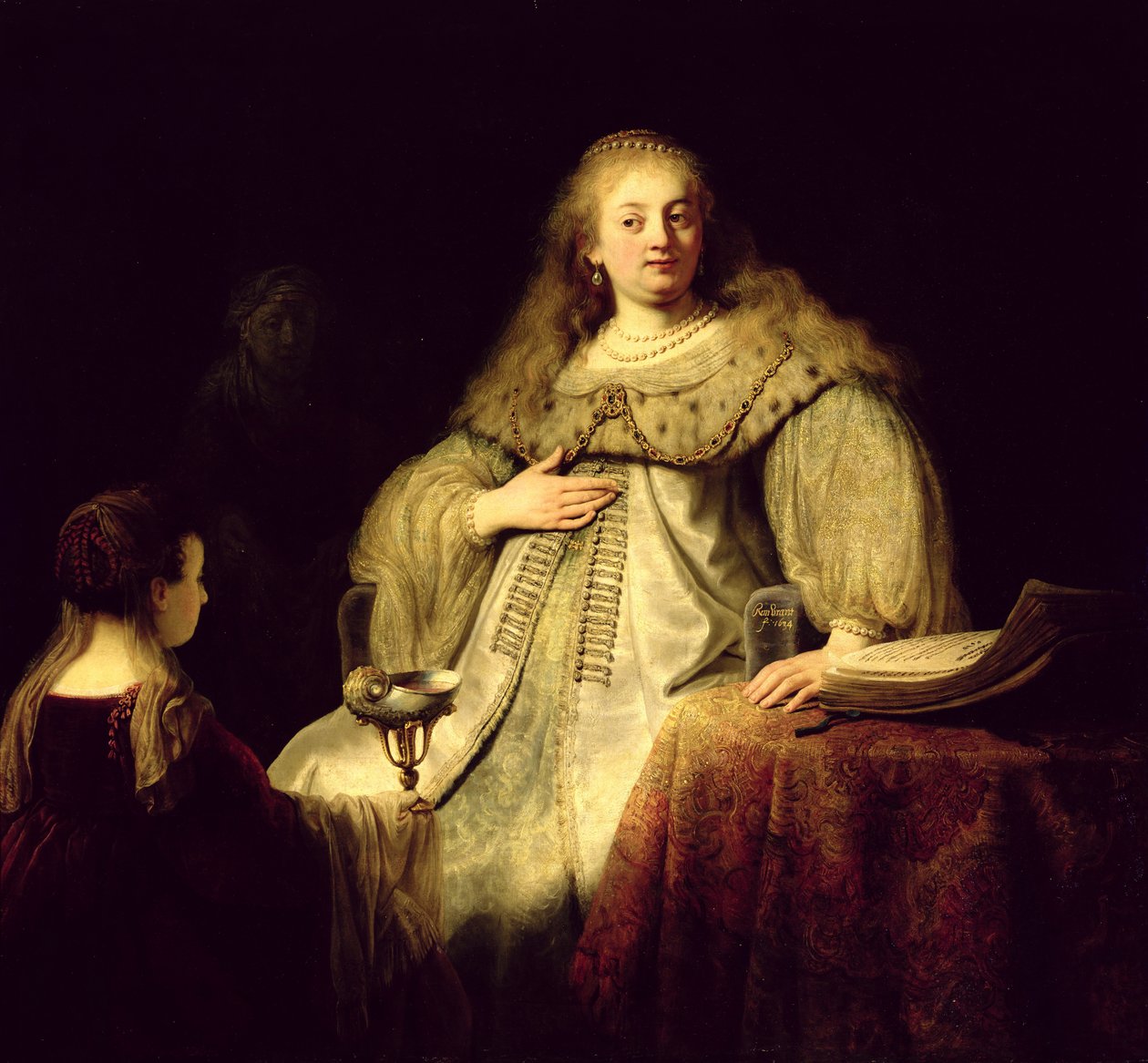 Artemisia by Rembrandt van Rijn