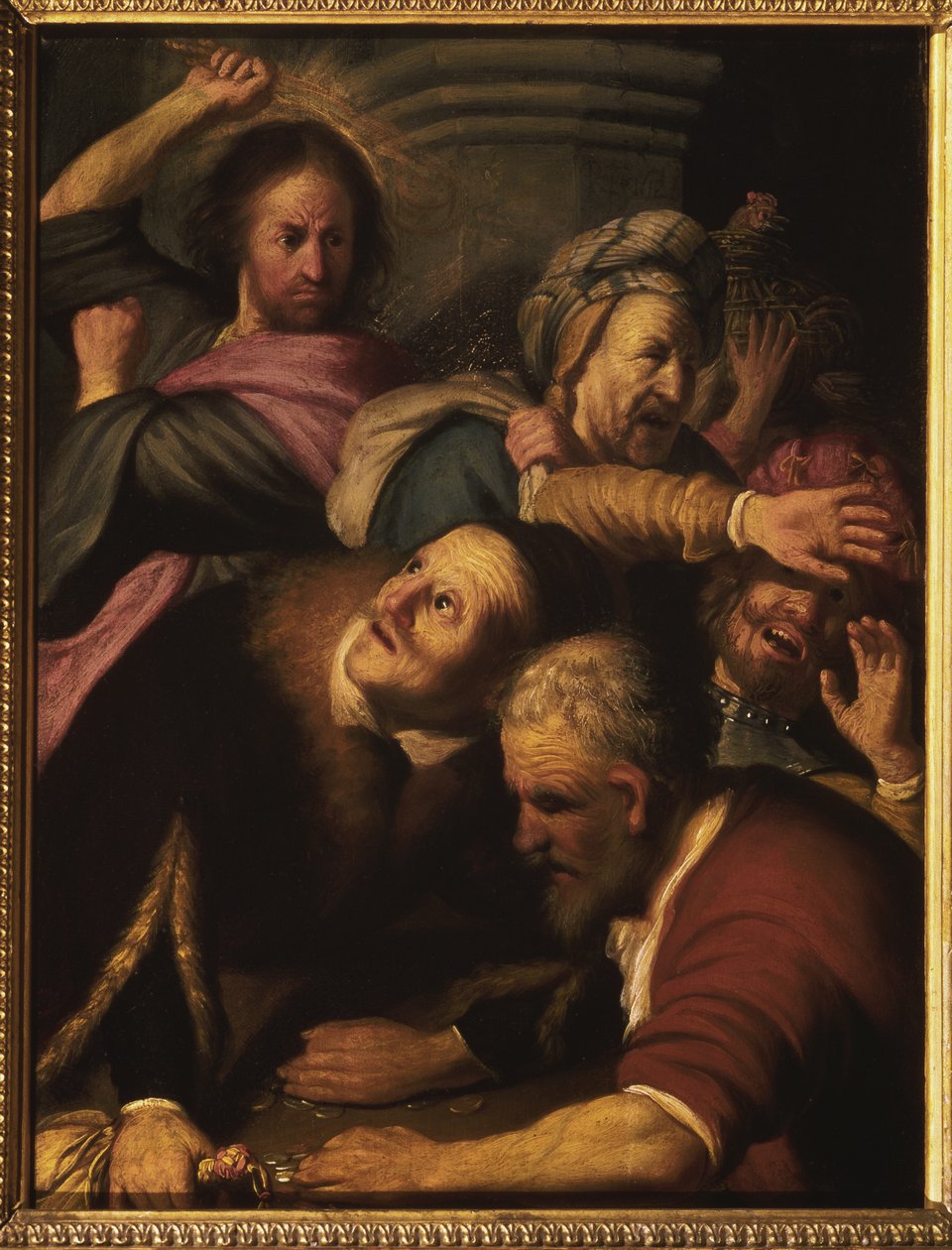 Christ Driving the Moneychangers from the Temple, 1626 by Rembrandt van Rijn
