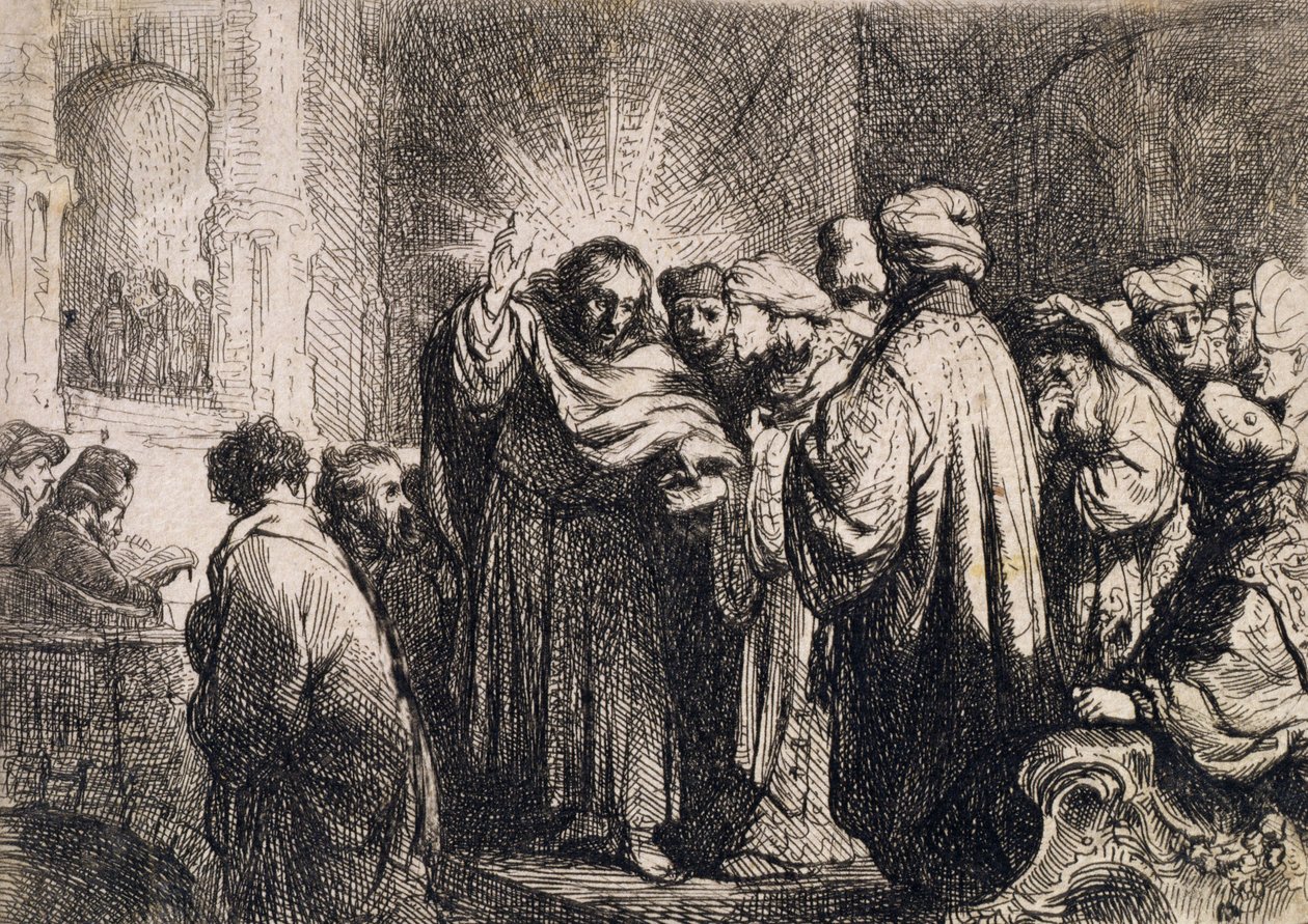 Christ with the Elders, from Michael Faraday