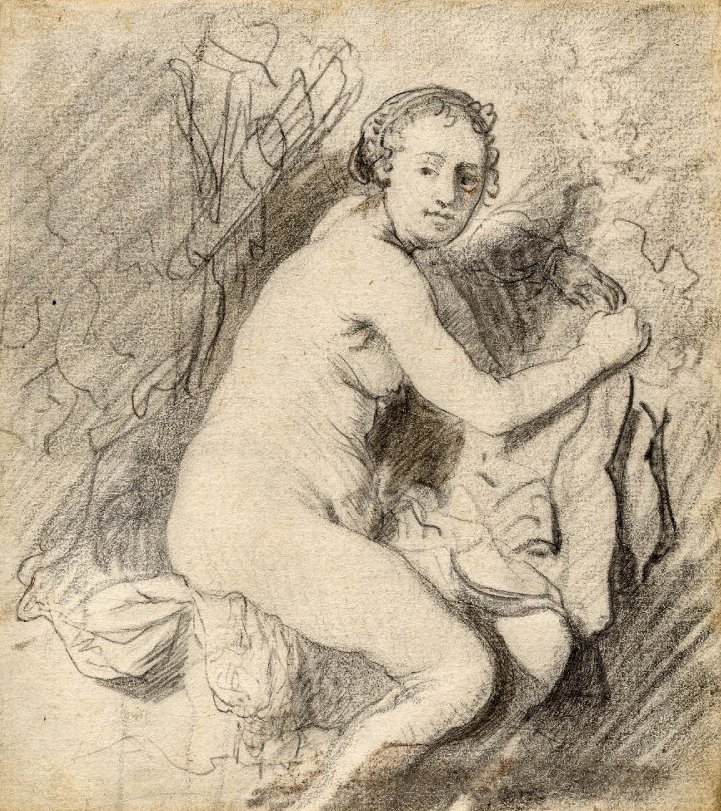 Diana at the Bath by Rembrandt van Rijn