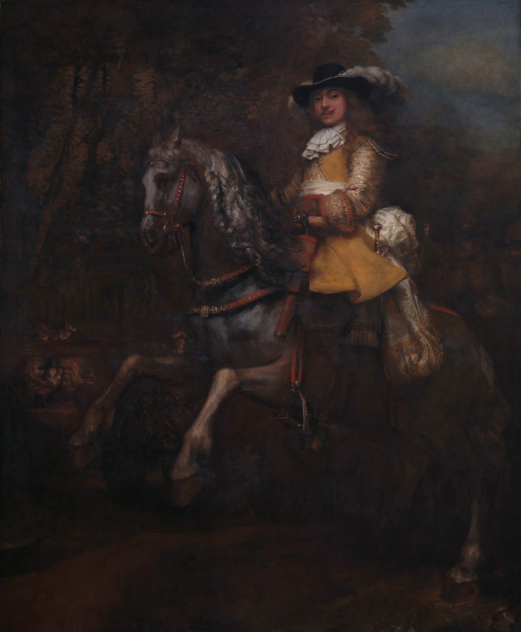 Frederick Rihel on Horseback by Rembrandt van Rijn