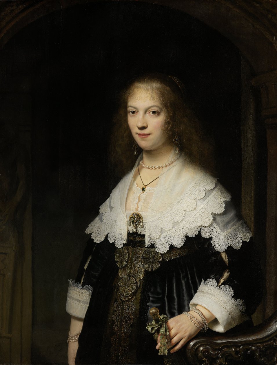 Portrait of Maria Trip by Rembrandt van Rijn