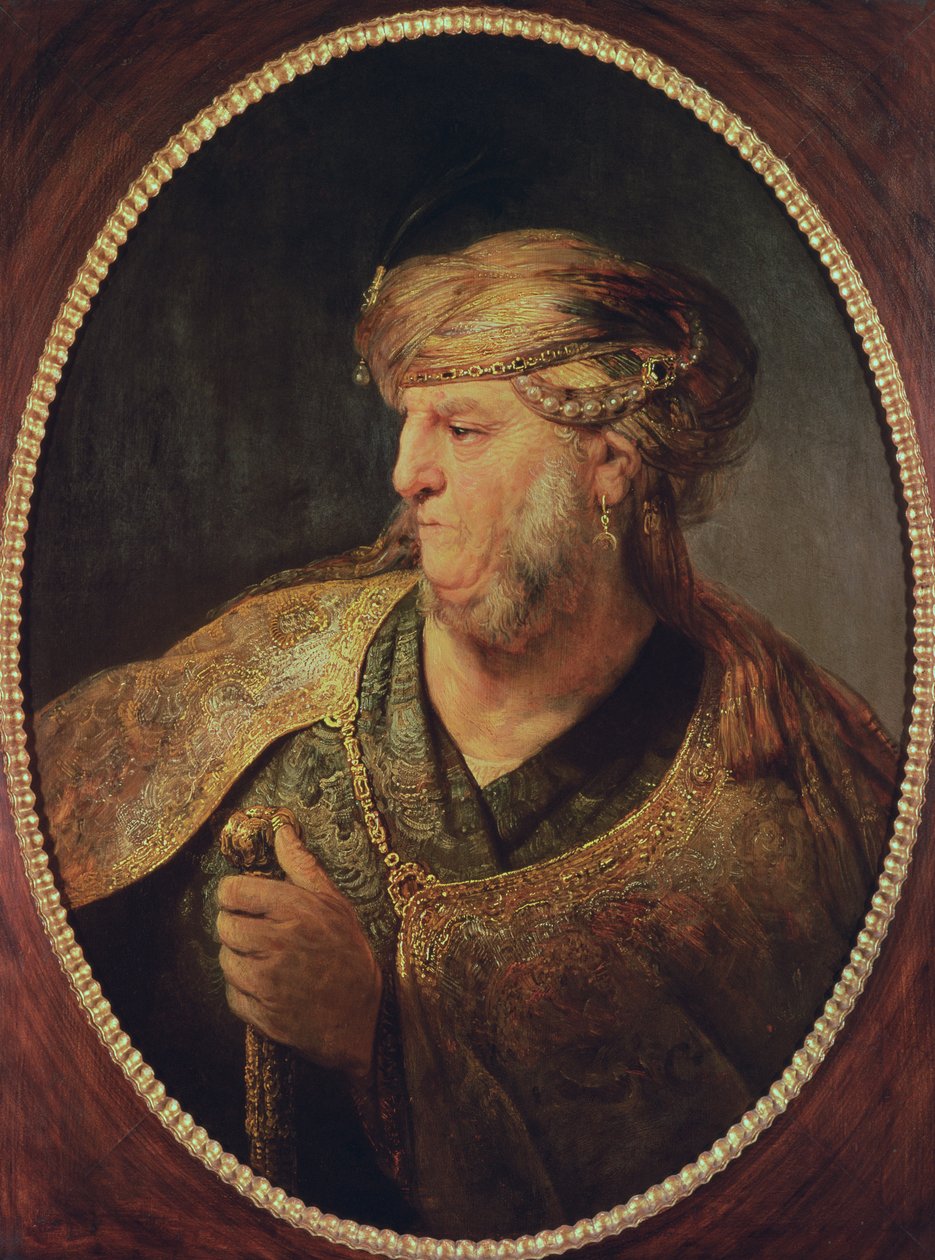 Portrait of a Man in Oriental Costume, 1633 by Rembrandt van Rijn