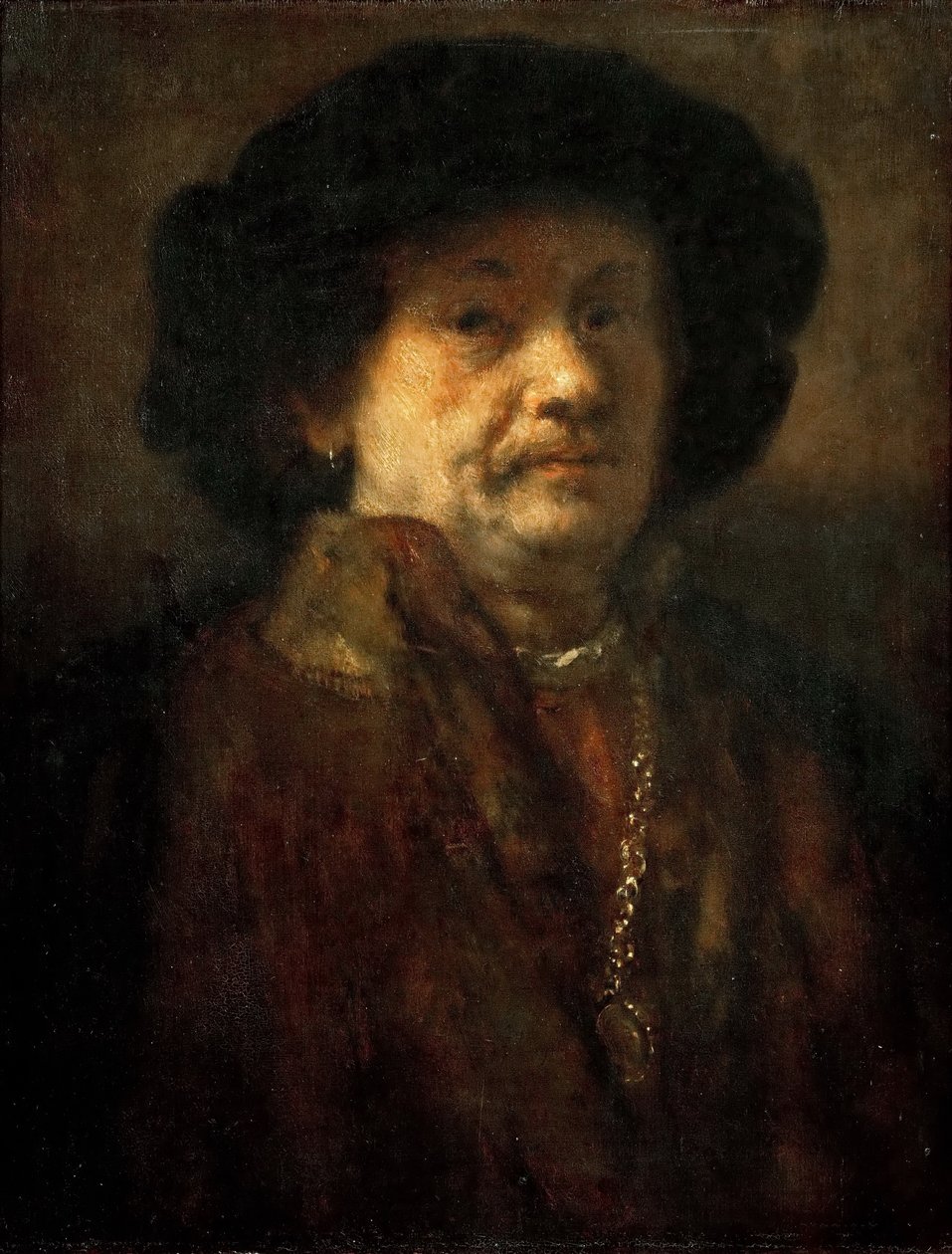 Portrait of Rembrandt van Rijn by Rembrandt van Rijn