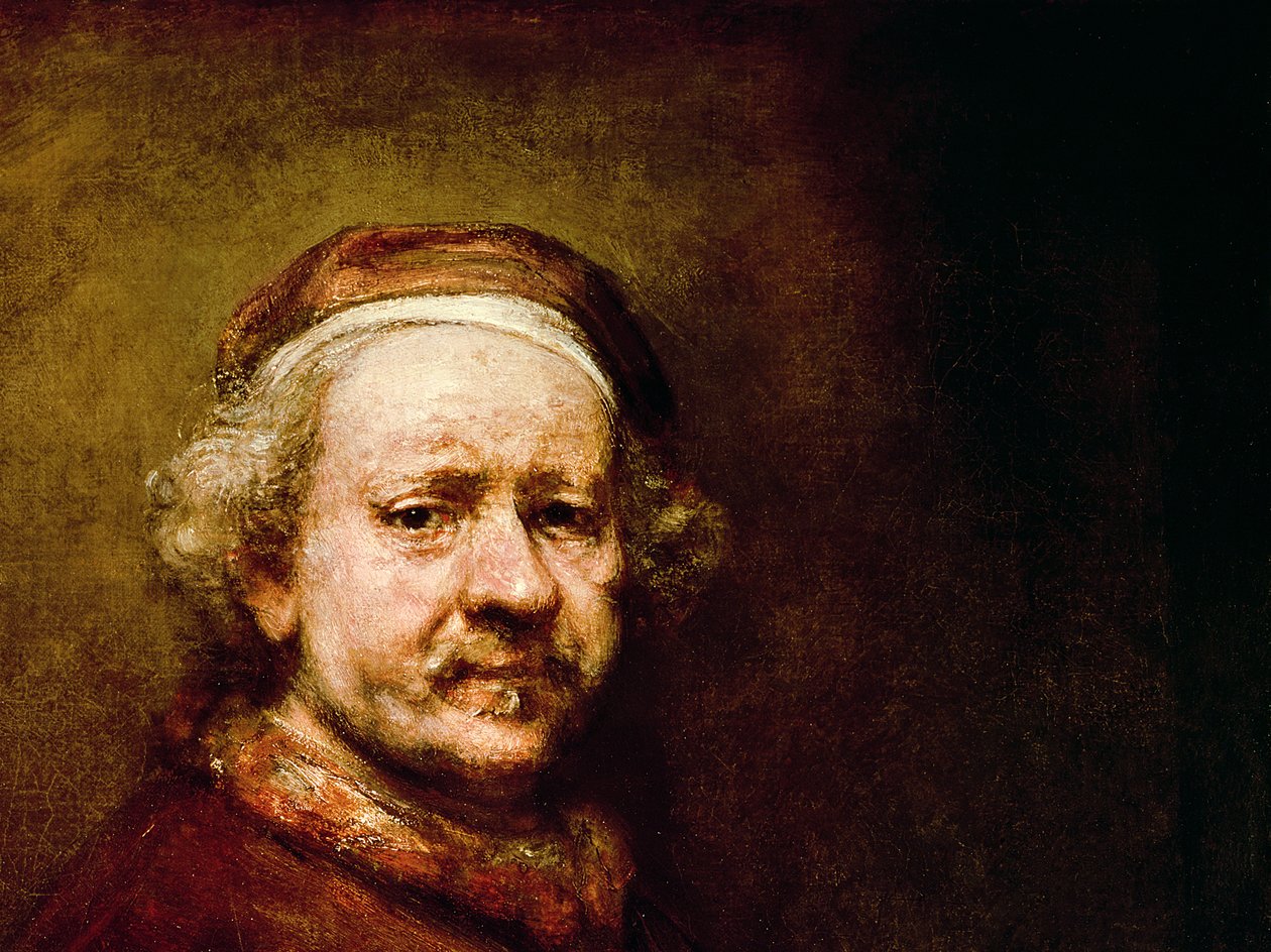 Self Portrait at the Age of 63 (detail) by Rembrandt van Rijn