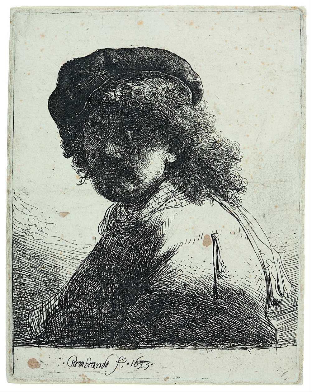 Self-Portrait by Rembrandt van Rijn