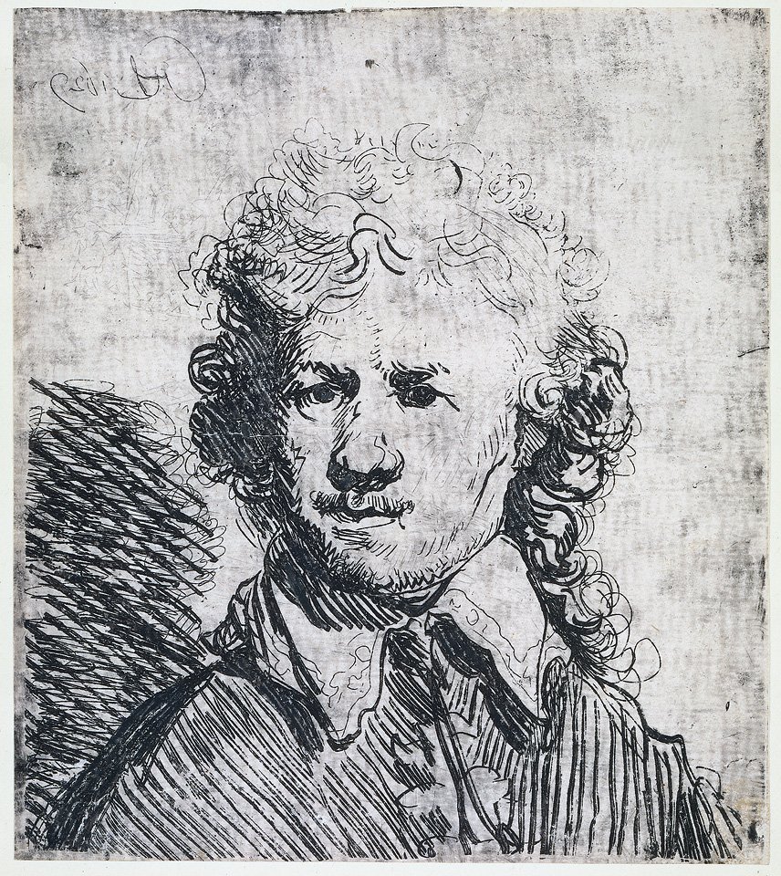 Self-portrait by Rembrandt van Rijn