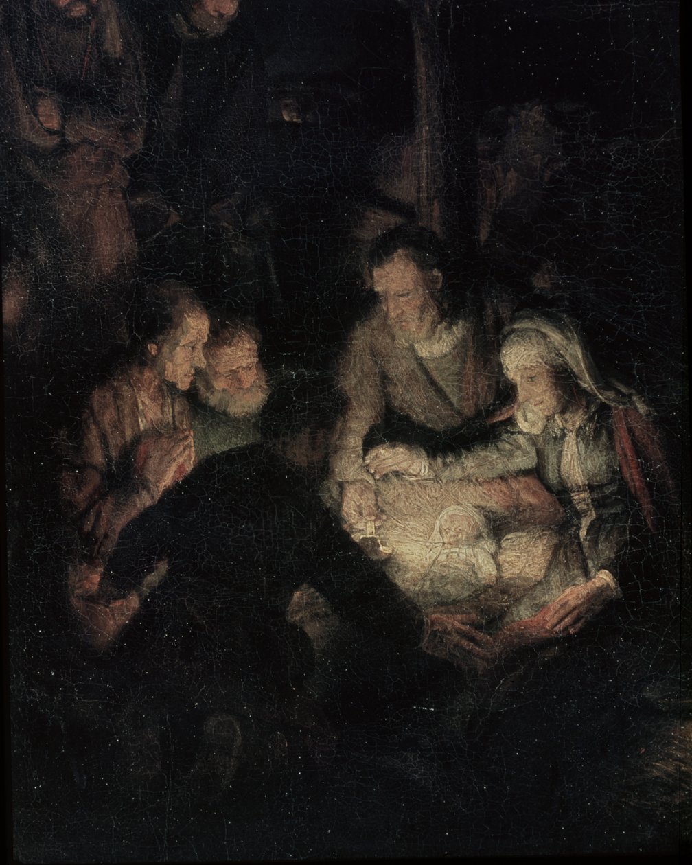 The Adoration of the Shepherds, 1646 (detail) by Rembrandt van Rijn