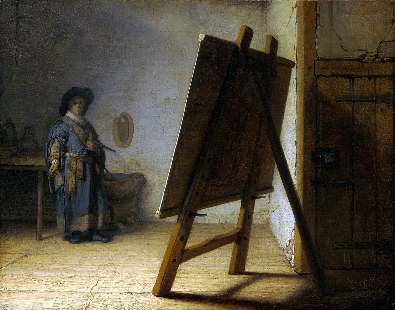 The Artist in his Studio by Rembrandt van Rijn