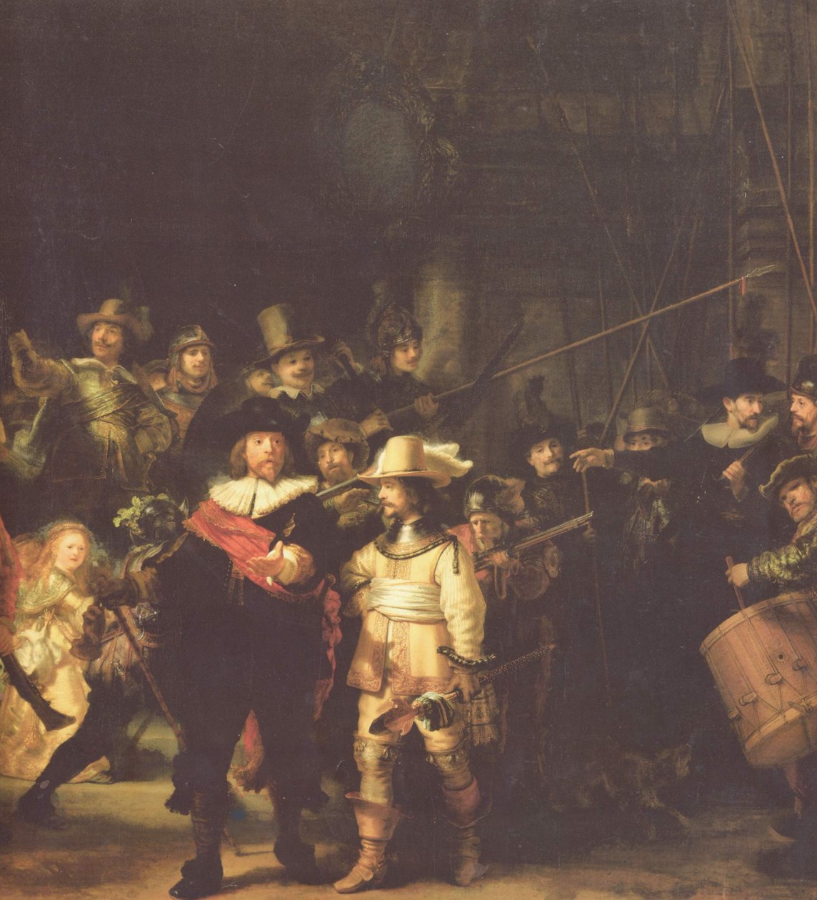 The Company of Frans Banning Cocq and Willem van Ruytenburch by Rembrandt van Rijn