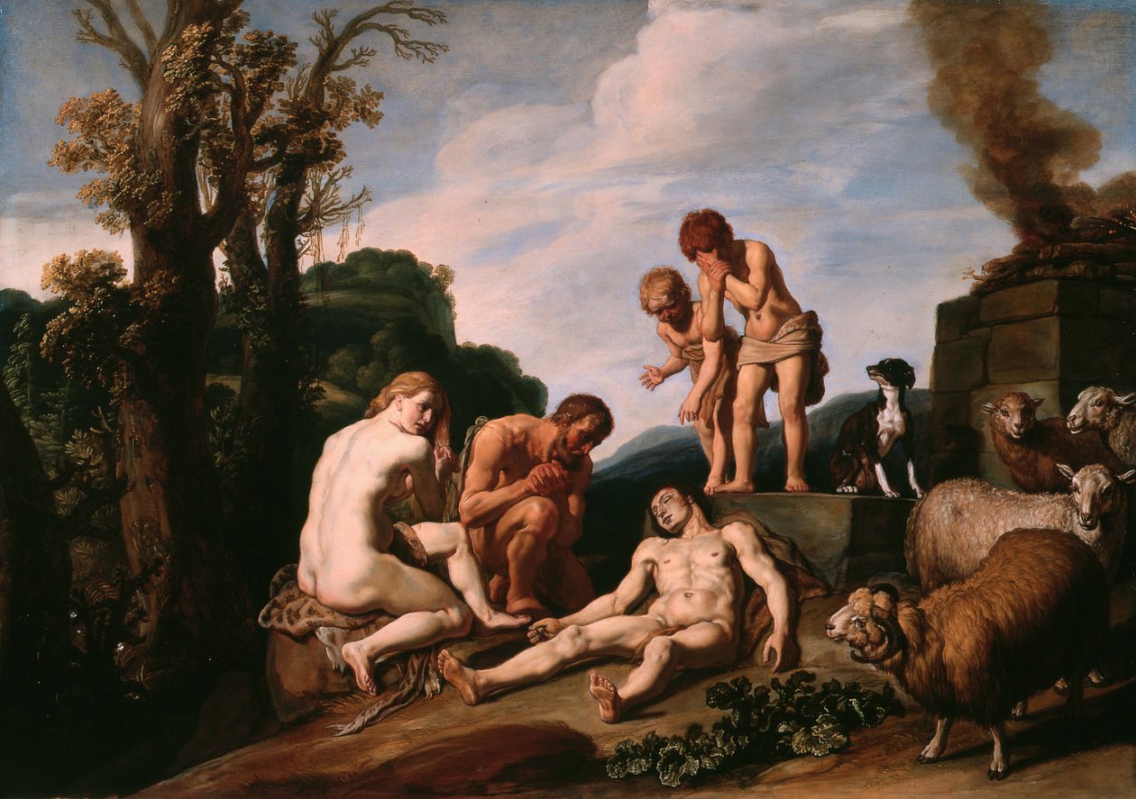 The Lamentation of Abel by Rembrandt van Rijn