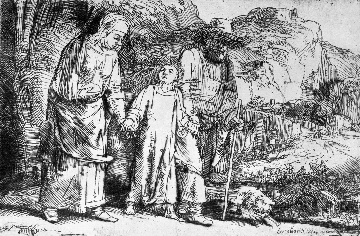 The Return from Egypt, or Jesus Christ Taken Back from the Temple, 1649 by Rembrandt van Rijn