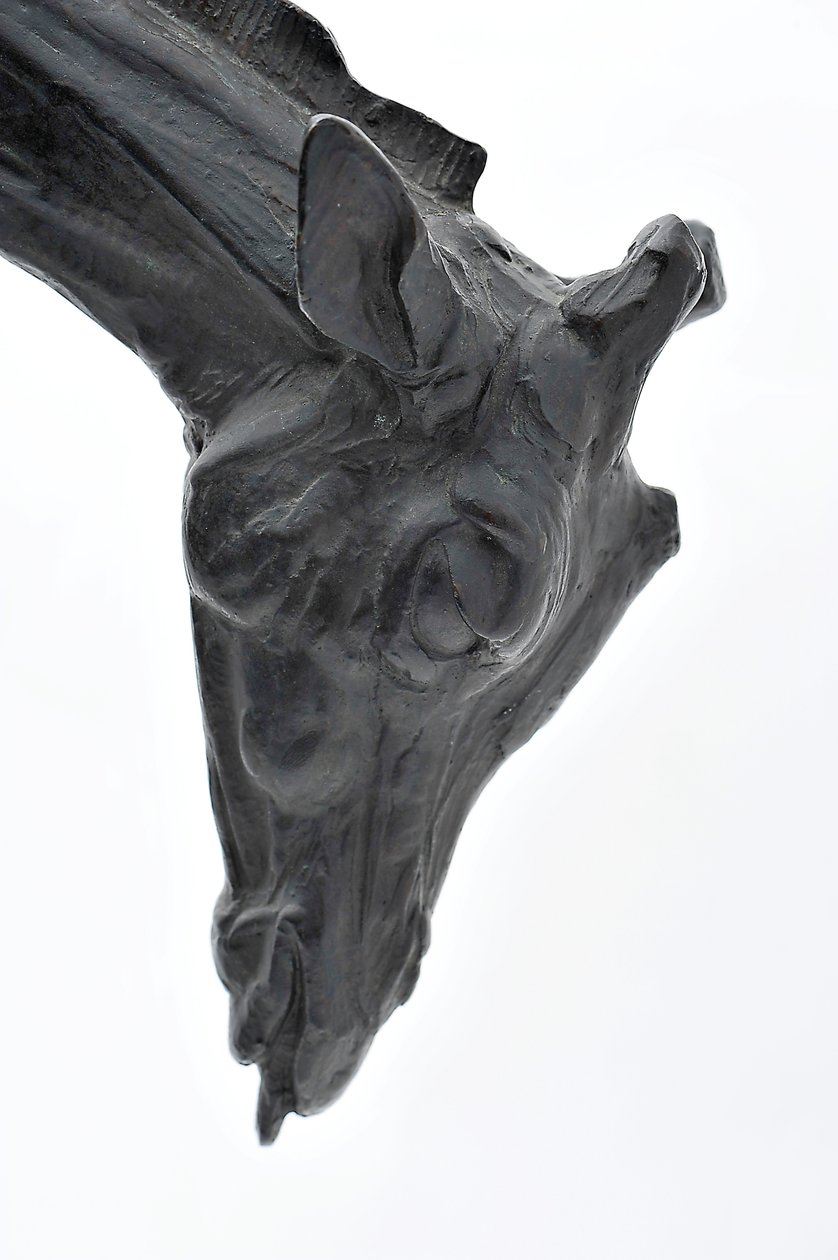 Large Giraffe with Lowered Head, modeled 1909-10, cast before 1913 by Rembrandt Bugatti