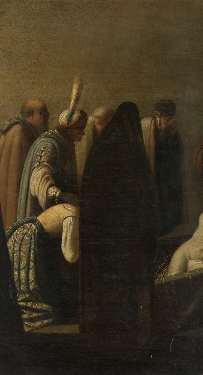 The Raising of Lazarus by Rembrandt Harmensz. van Rijn (school of)