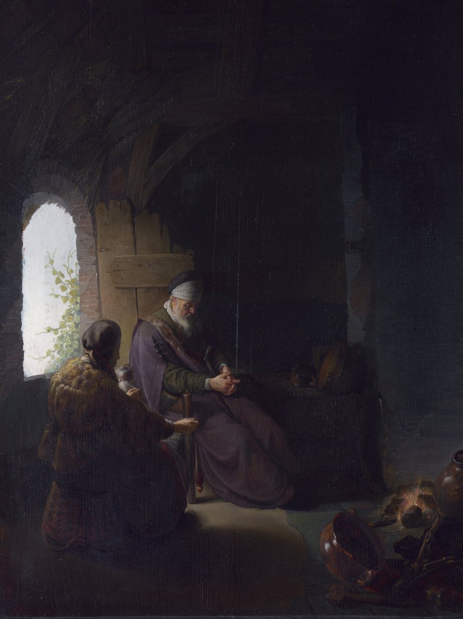 Anna and the Blind Tobit by Rembrandt van Rijn